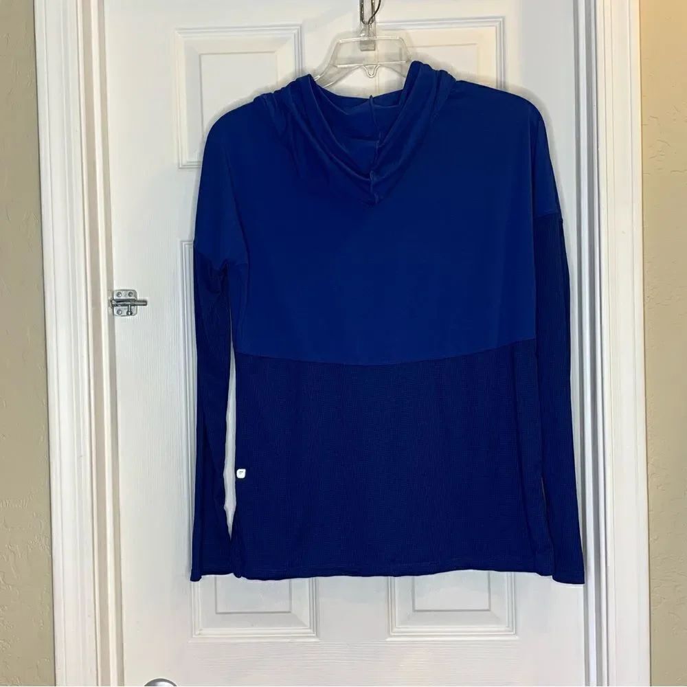 Fabletics Blue Hooded Pullover Size XL - Picture 6 of 9
